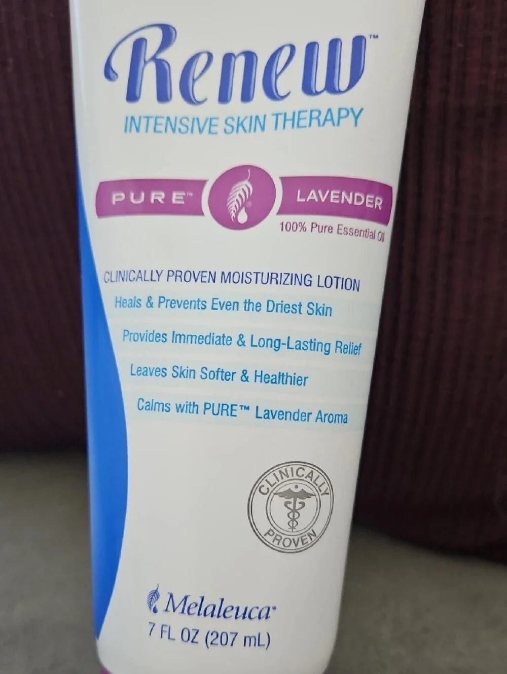 Renew Intensive Skin Therapy Moisturizing Lotion. Lavender Scent